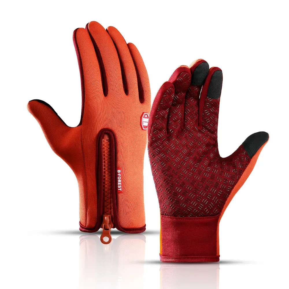 Cycling Gloves Fingerless Riding MTB Bike Bicycle Glove Thermal Warm Motorcycle Winter Autumn Women Men