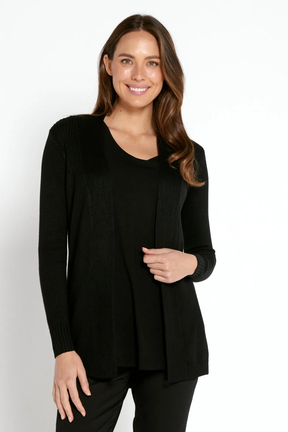 Dani Cotton Cardigan - Black