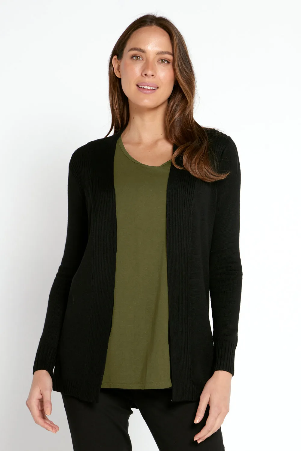 Dani Cotton Cardigan - Black