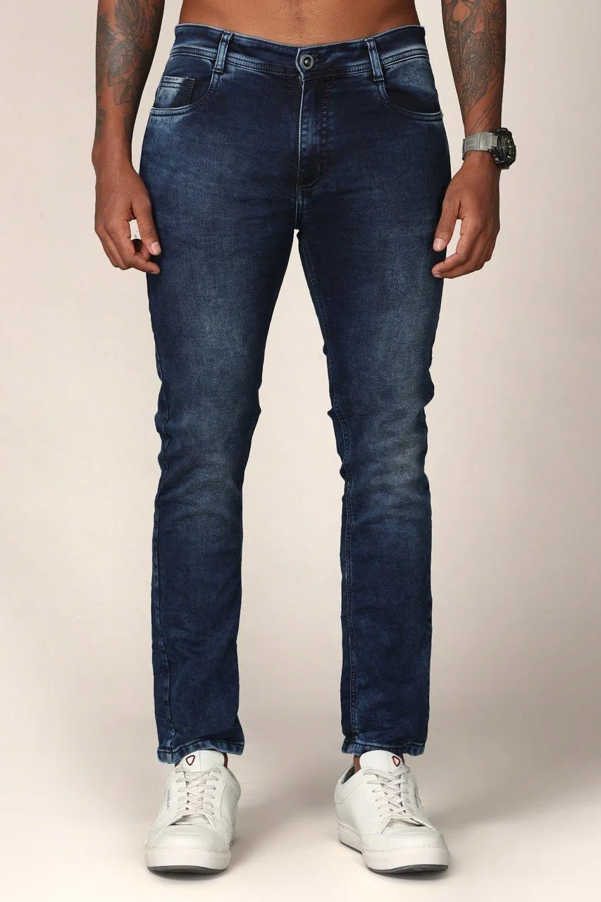 Dark Blue with Light Fade Jeans