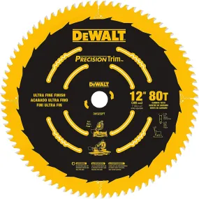 DeWalt DW3232PT 12" 80T Fine Crosscutting Saw Blade