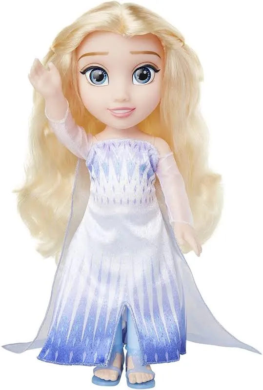 Disney Frozen Elsa Toddler Doll, with Movie Inspired & Outfit, Shoes & Braided Hair Style - Approximately 14" Tall ( Random Style Pick)