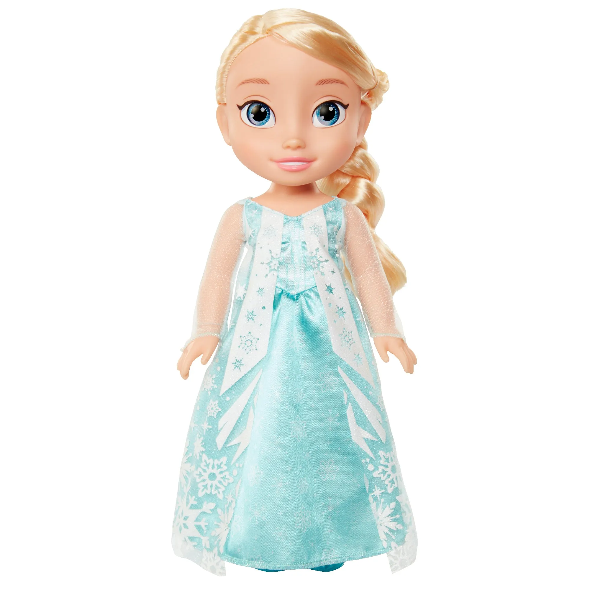 Disney Frozen Elsa Toddler Doll, with Movie Inspired & Outfit, Shoes & Braided Hair Style - Approximately 14" Tall ( Random Style Pick)