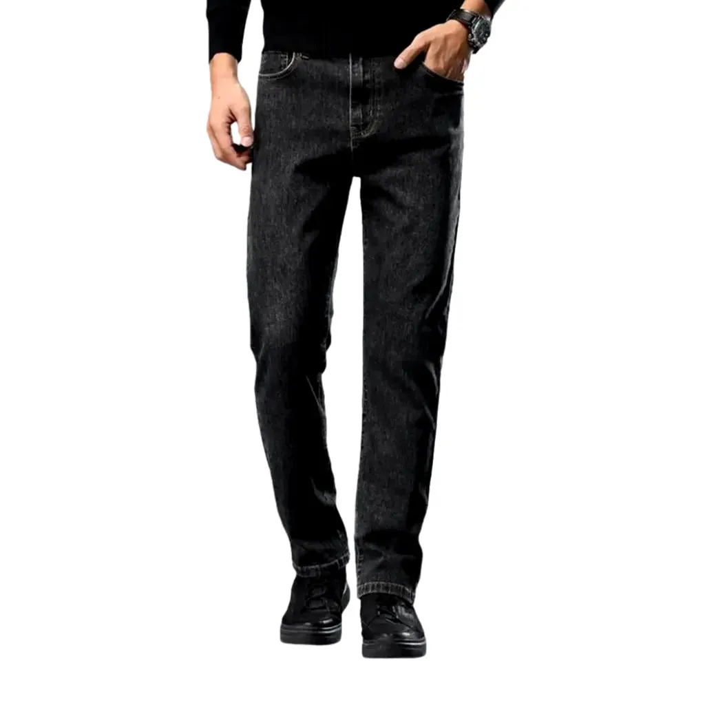 Elastic fit retro jeans for men