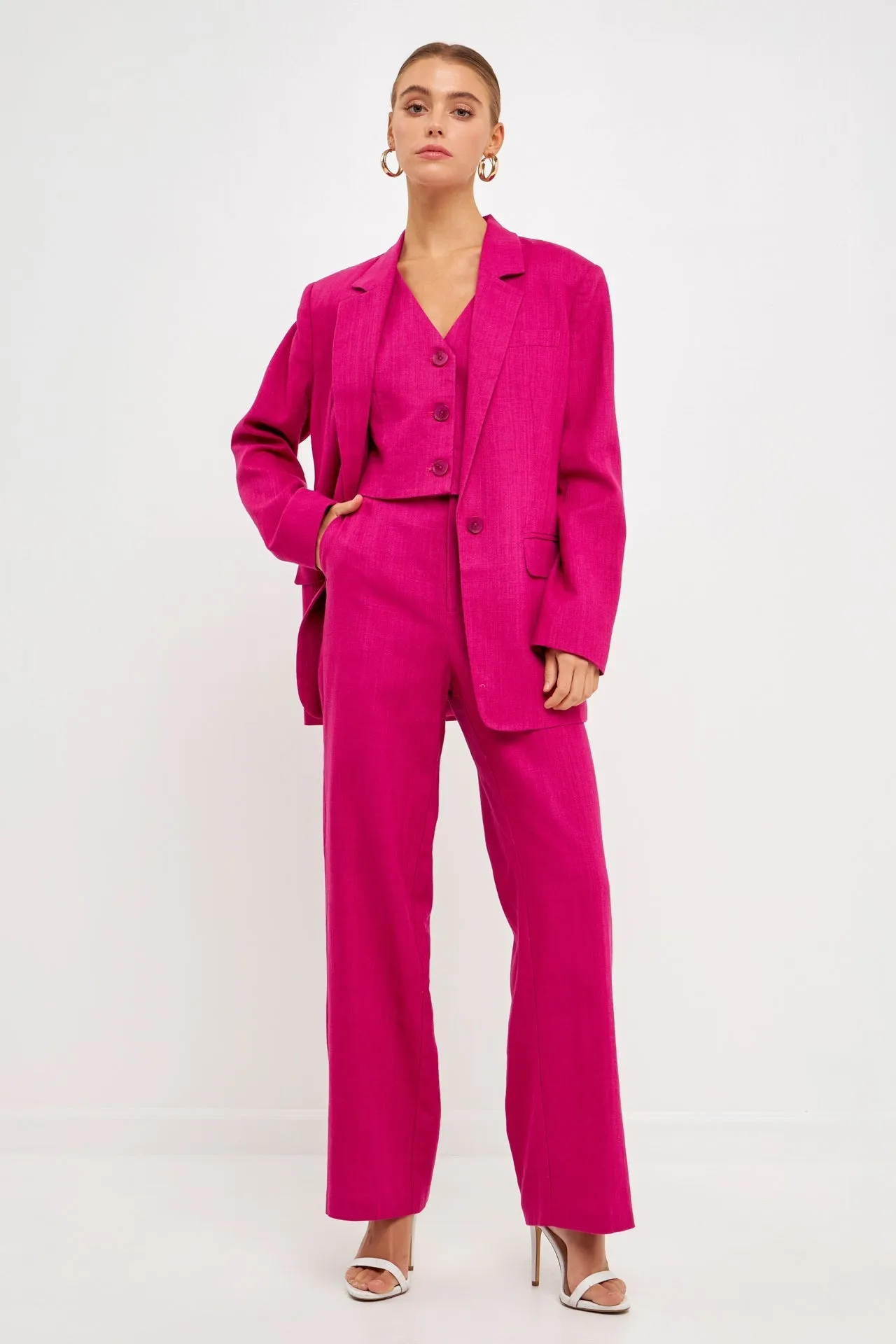 Endless Rose - Linen Blazer