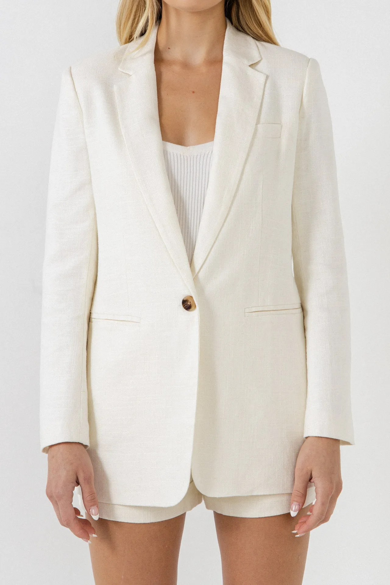 Endless Rose - Linen Blazer