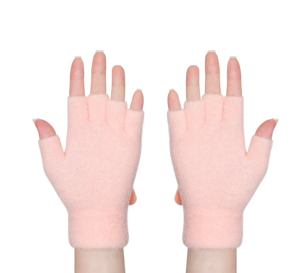 EVERAU® Fingerless Ultra Plush Knit Bearling Gloves