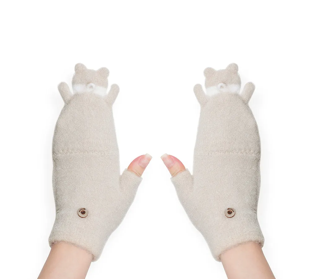 EVERAU® Fingerless Ultra Plush Knit Bearling Gloves