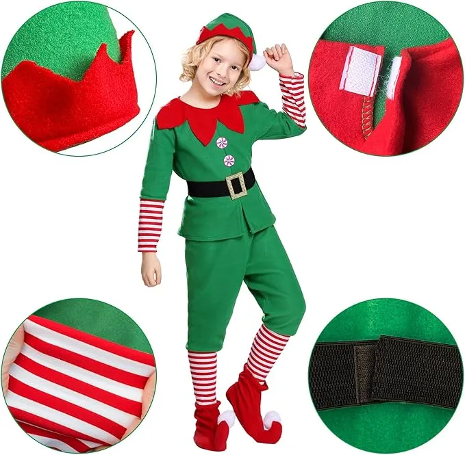 Fancydresswale Christmas dress Elf santa costume for boys and men