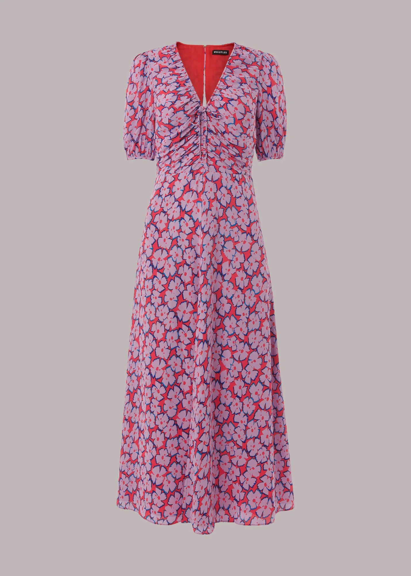 Farfalle Flower Midi Dress