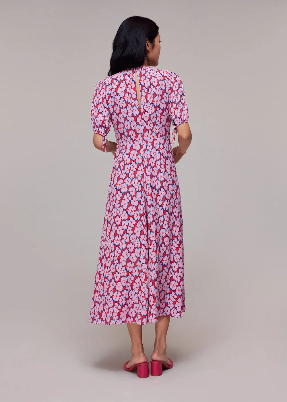 Farfalle Flower Midi Dress