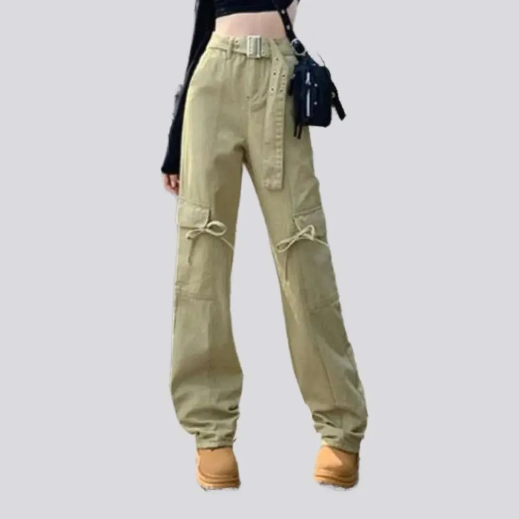 Fashion women's color jeans