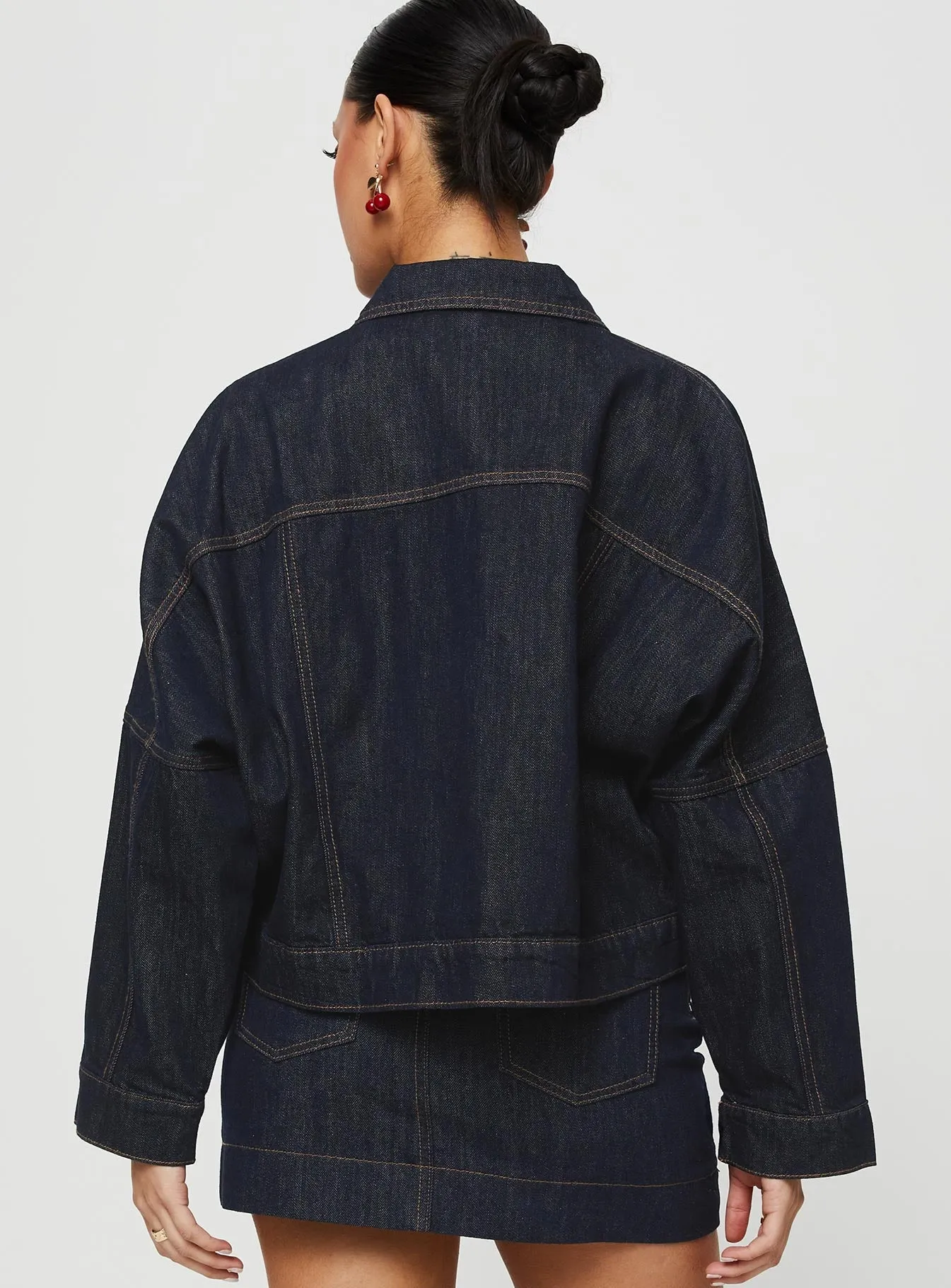 Fashionkova Hughes Jacket Dark Wash Denim