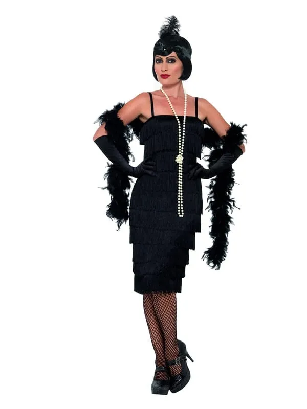 Flapper Costume - Black