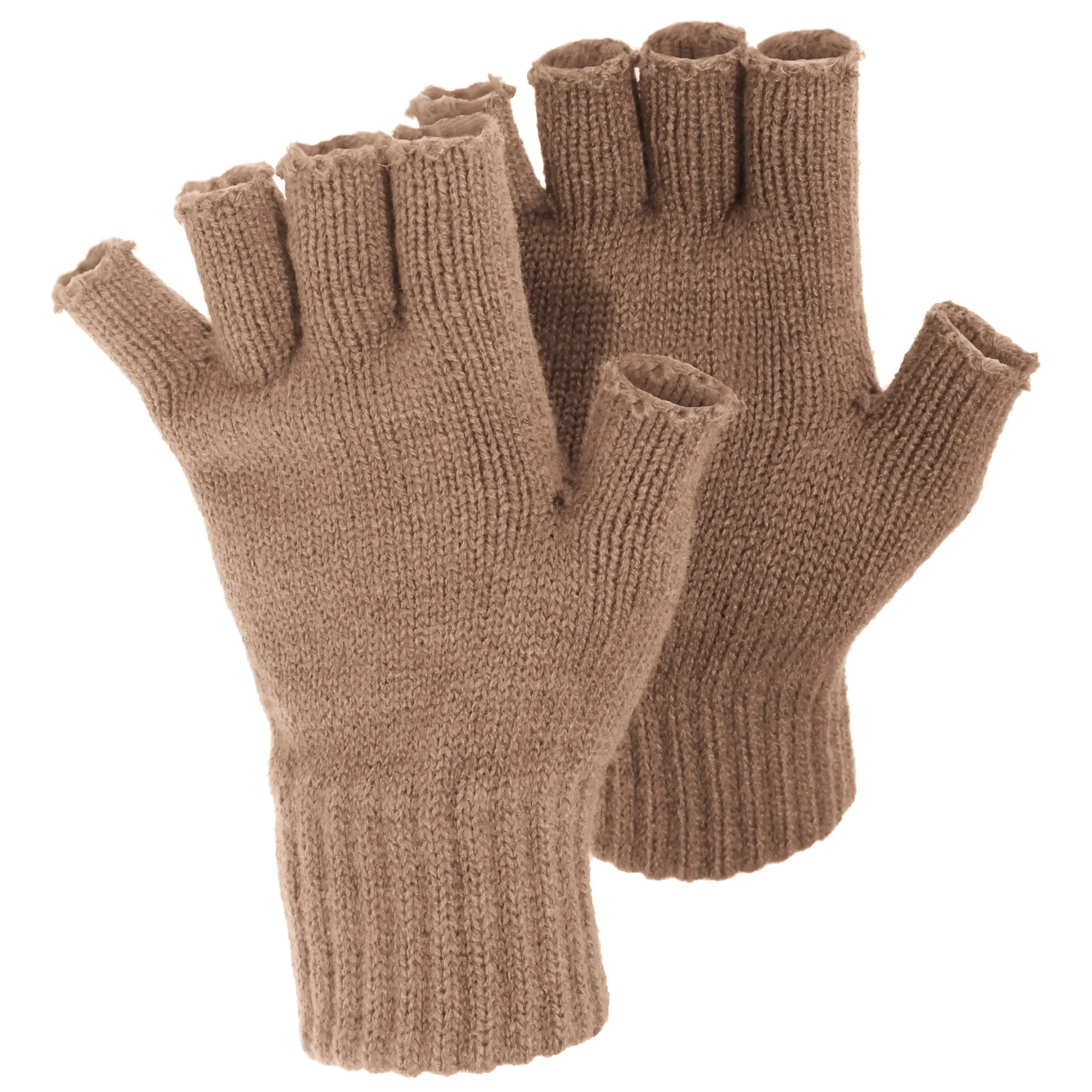 FLOSO Ladies/Womens Winter Fingerless Gloves