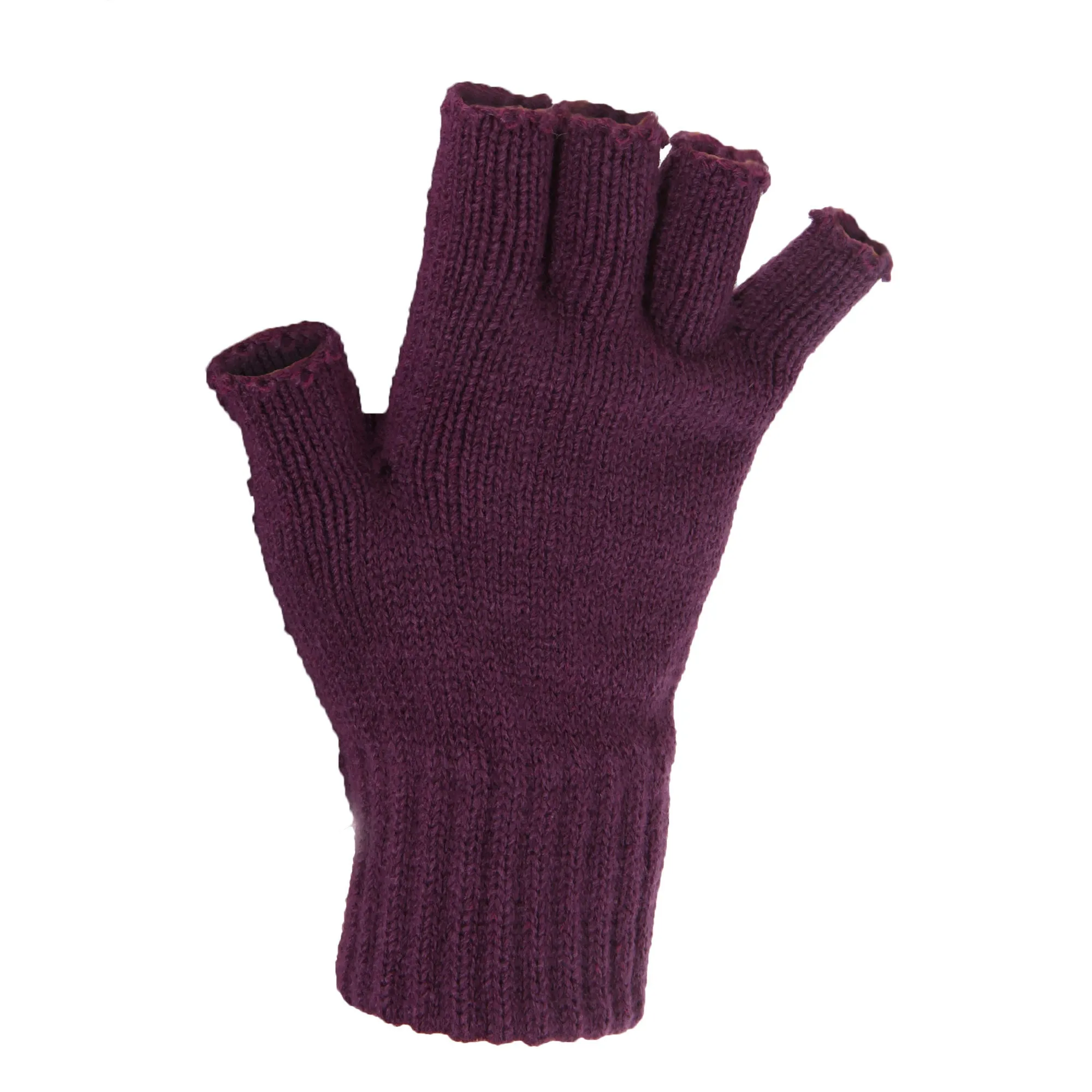 FLOSO Ladies/Womens Winter Fingerless Gloves