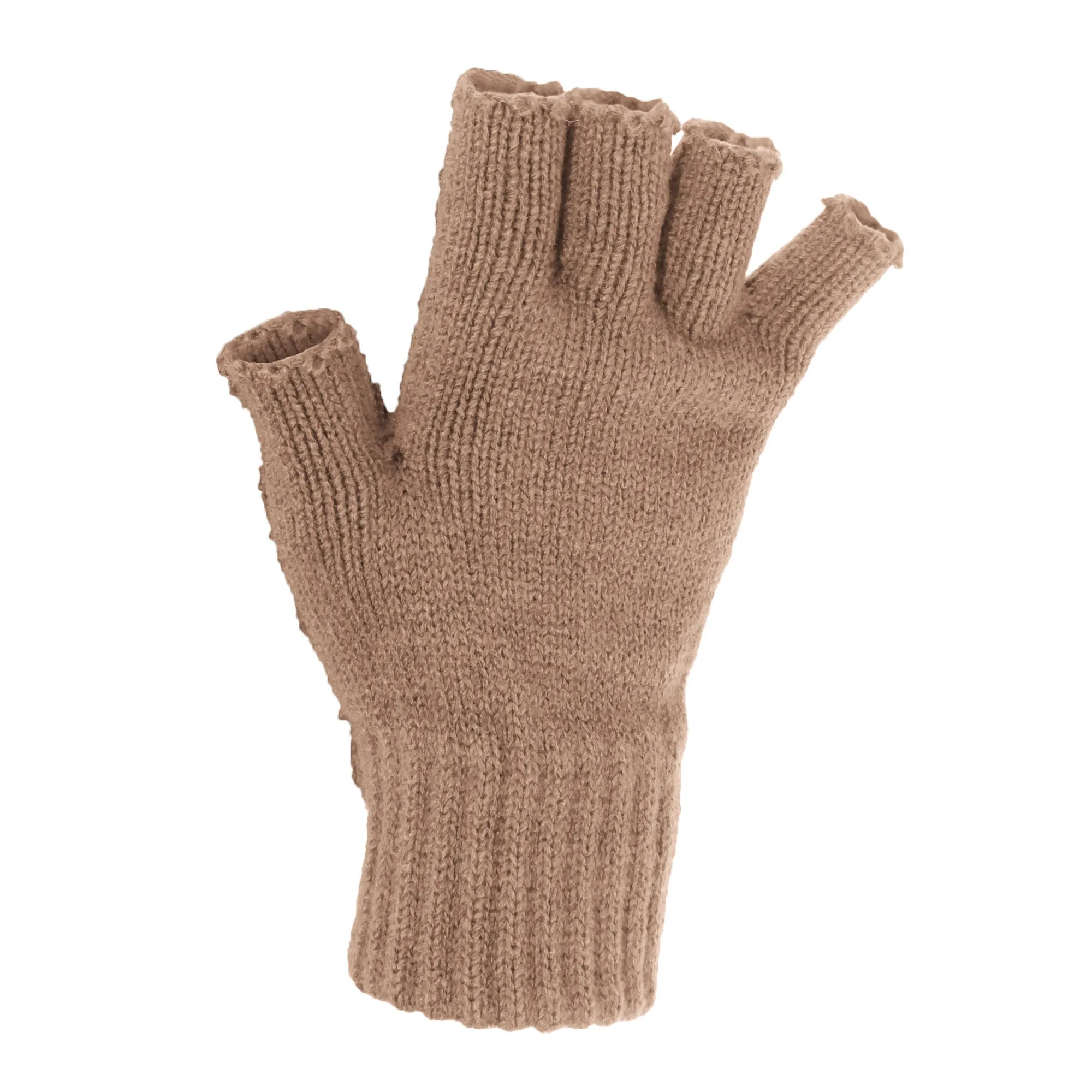 FLOSO Ladies/Womens Winter Fingerless Gloves