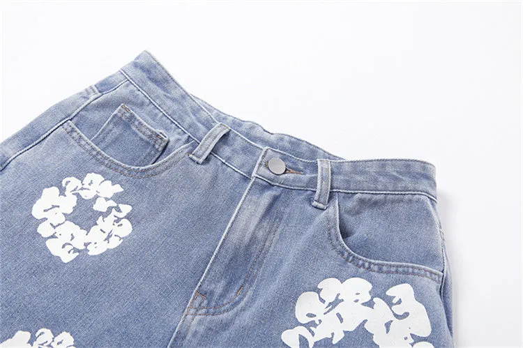 Flower Power Hippy Jeans