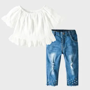 Girls Jeans Set: Trendy and Comfortable Outfits for Stylish Kids