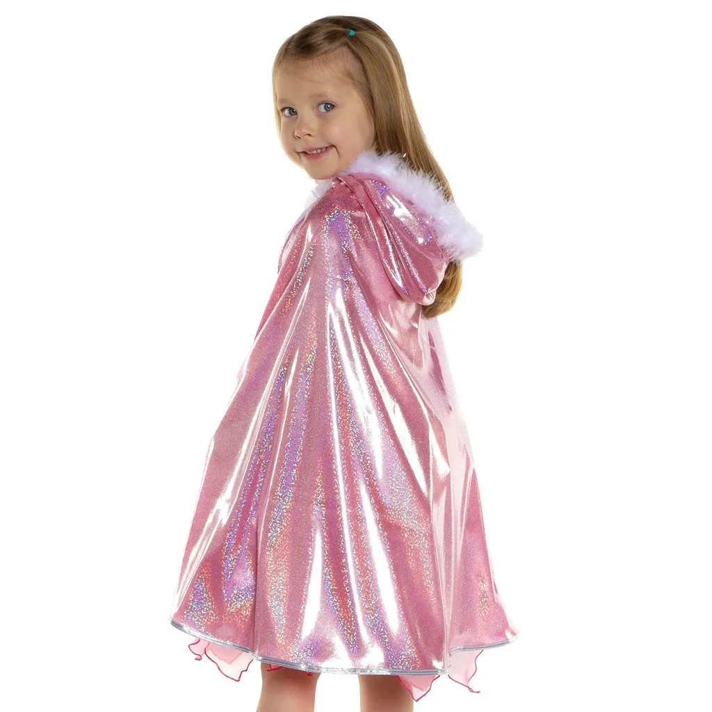 Glitter Princess Cape Pink