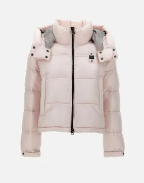 Gloria Pink Cropped Down Jacket