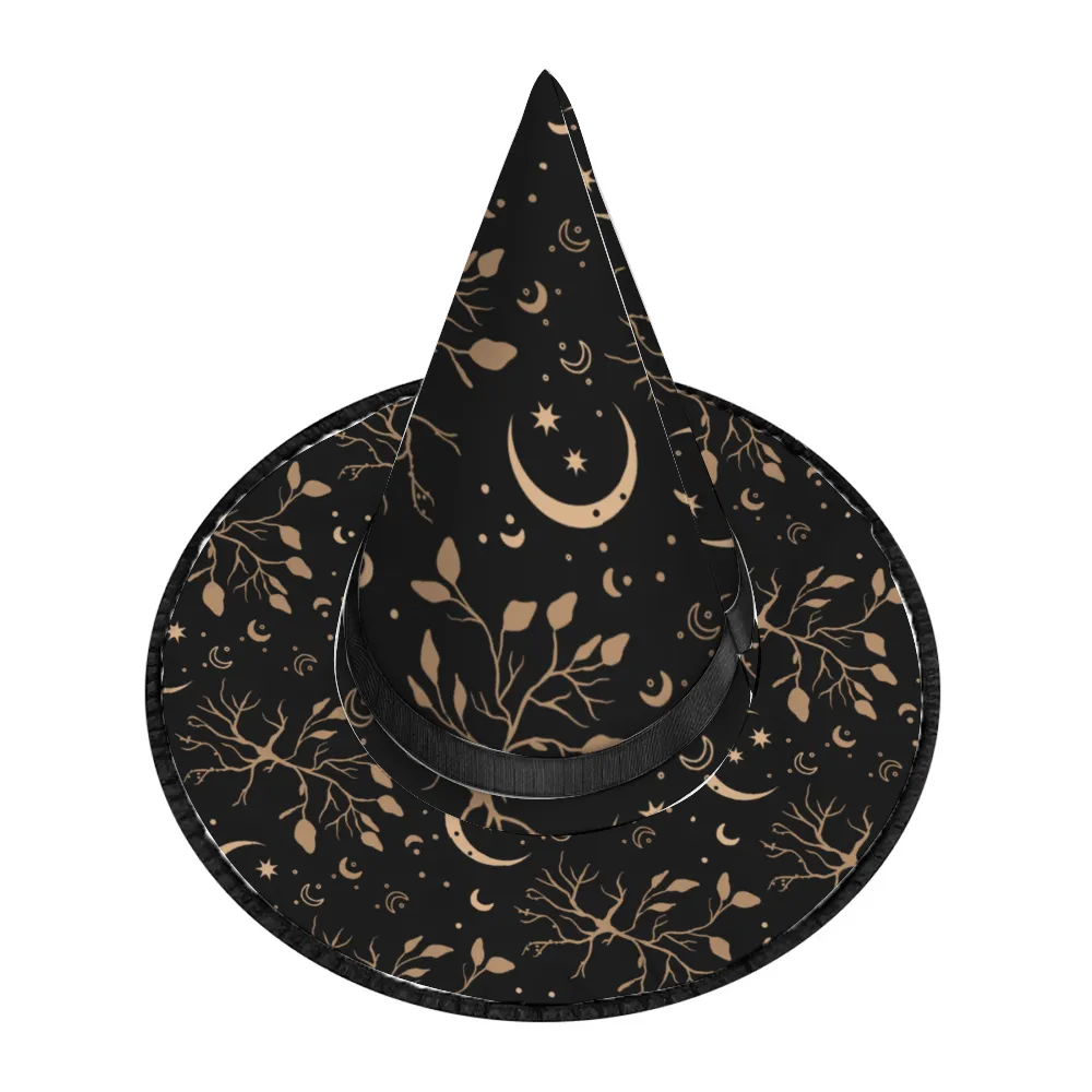 Halloween Witch Hat for Cosplay Parties or Birthday Celebrations-Boho Nights