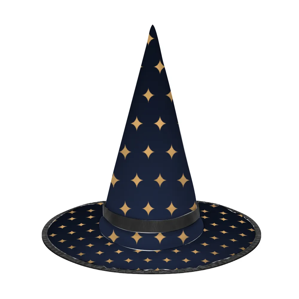 Halloween Witch Hat for Cosplay Parties or Birthday Celebrations-Starry Night