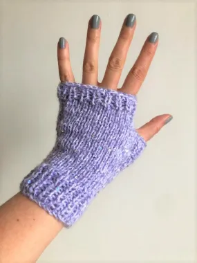 Hand Knitted Fingerless Gloves/Mittens