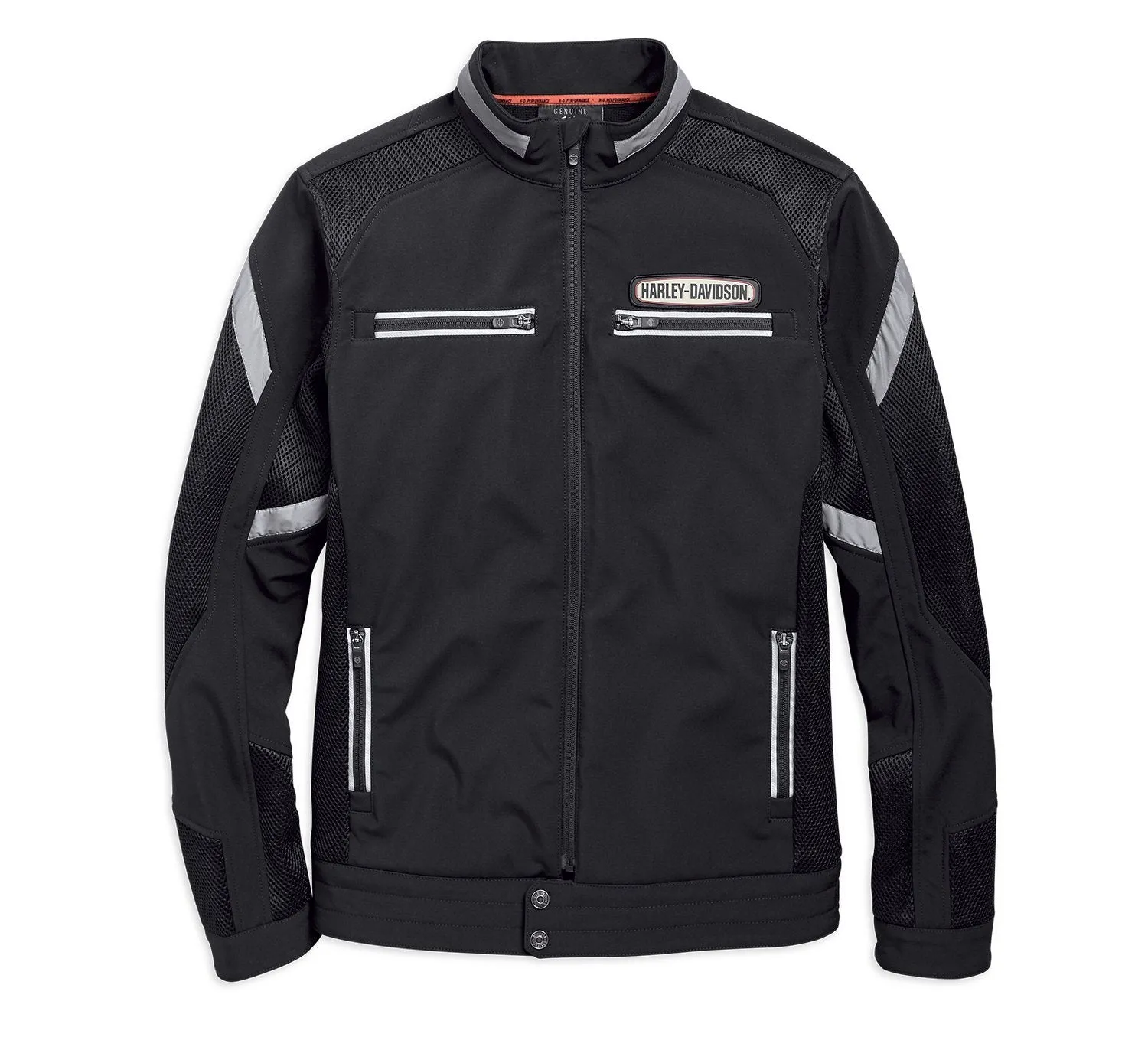 Harley-Davidson® Men's Performance Soft Shell & Mesh Jacket - 97518-19VM