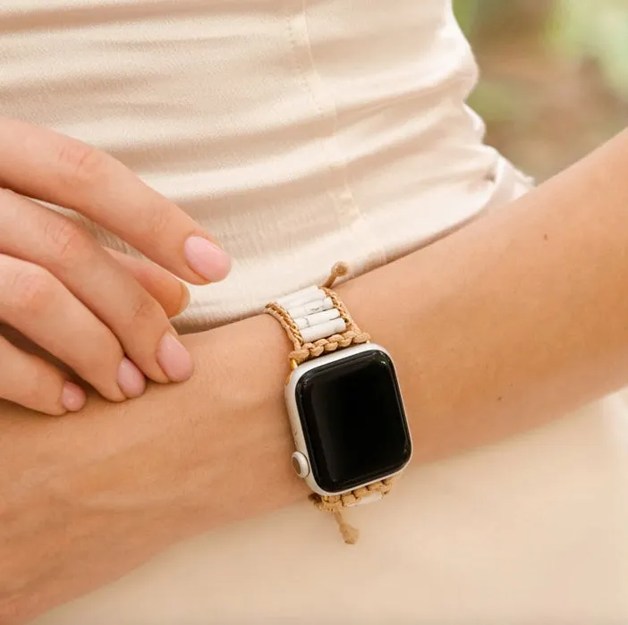 Heavenly Howlite Apple Watch Strap