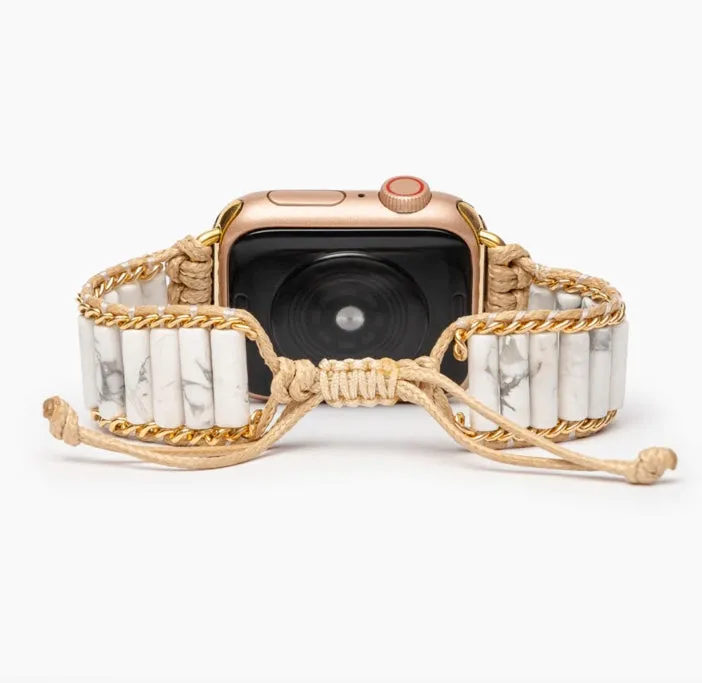 Heavenly Howlite Apple Watch Strap