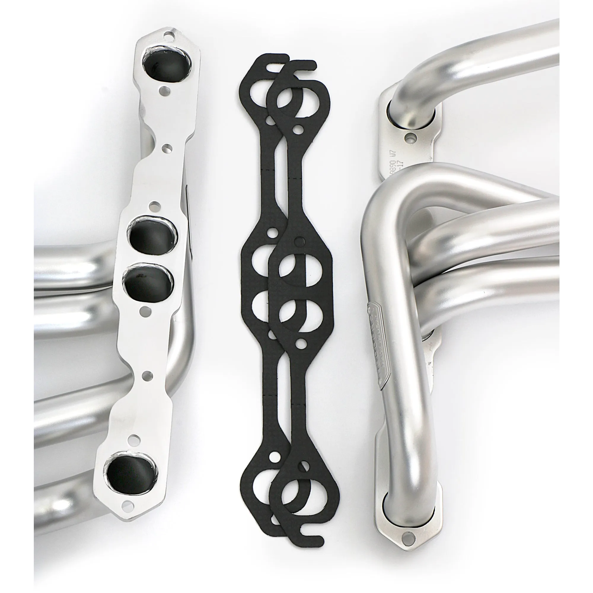 Hedman Hedders Elite Ultra-Duty Headers - 1.625 in Primary - 3 in Collector - Metallic Ceramic - Small Block Chevy - GM Fullsize SUV / Truck 1967-91 69890 - Pair