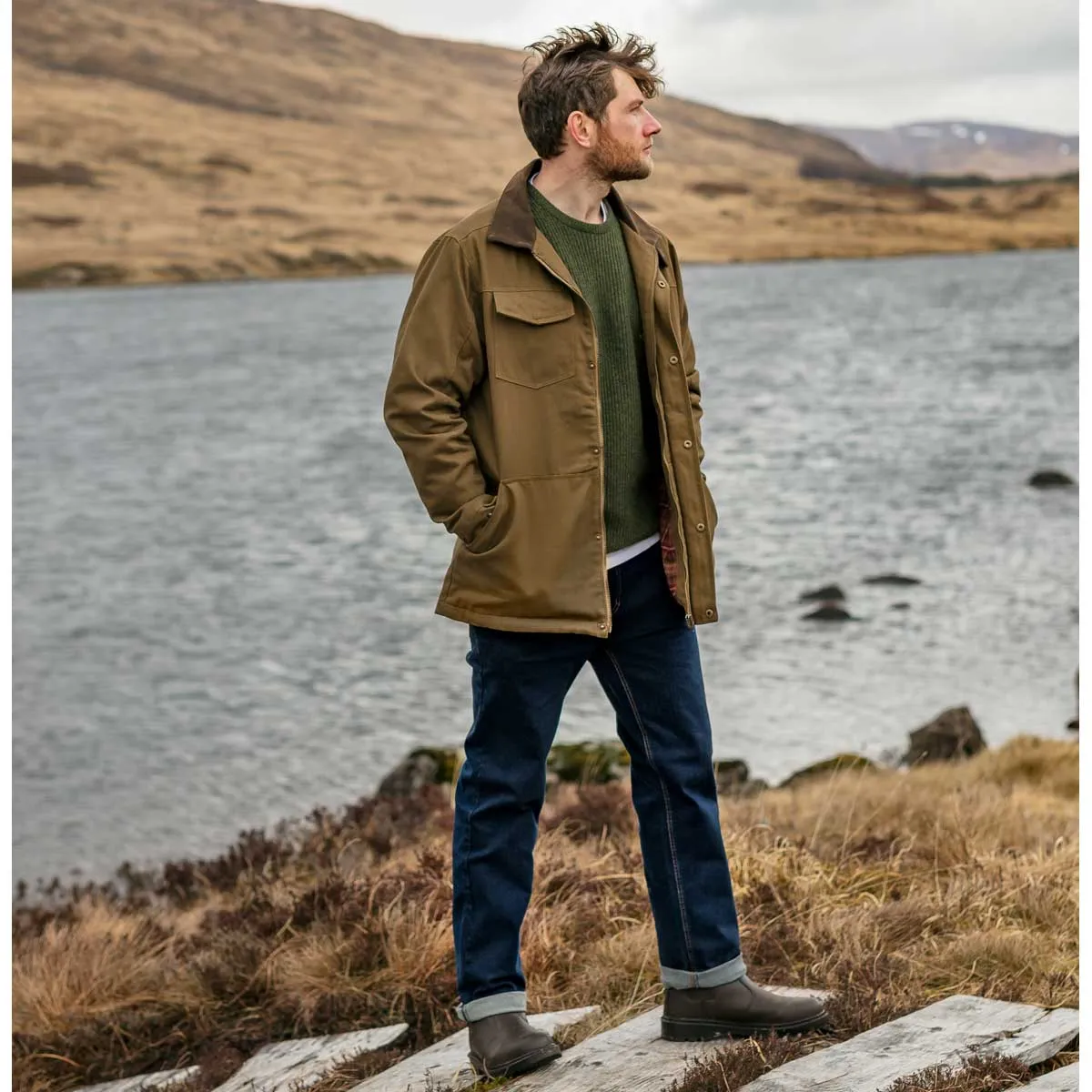 Hoggs of Fife Stewarton Canvas Coat