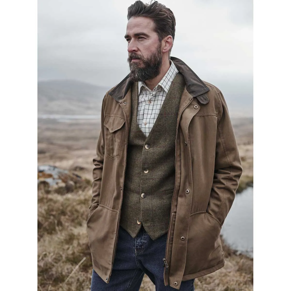 Hoggs of Fife Stewarton Canvas Coat