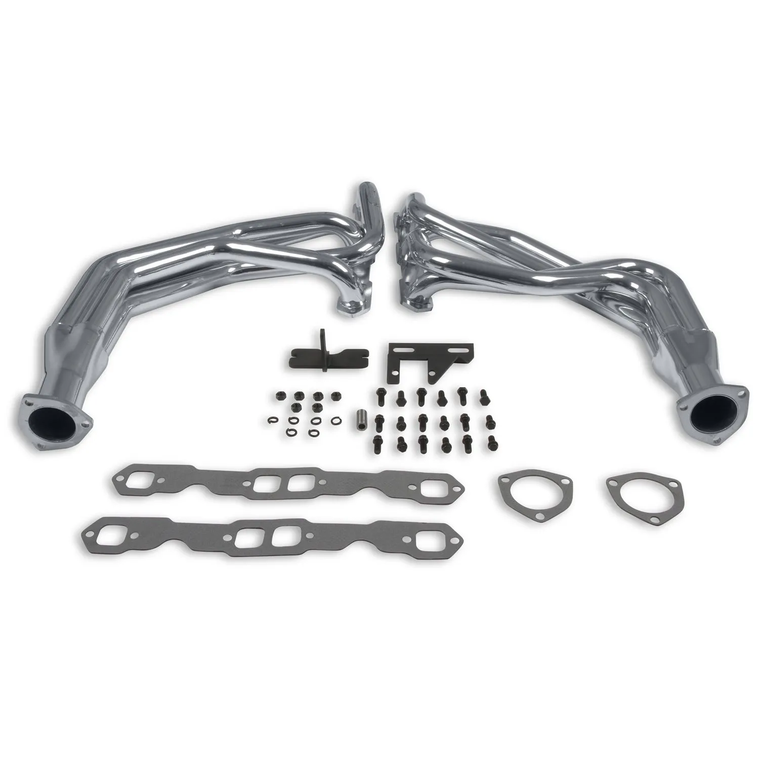 Hooker Competition Headers - 1.625 in Primary - 2.5 in Collector - Metallic Ceramic - Small Block Chevy - GM Fullsize SUV / Truck 1963-91 - Pair