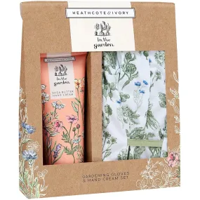 In The Garden Gardening Gloves & Hand Cream Set