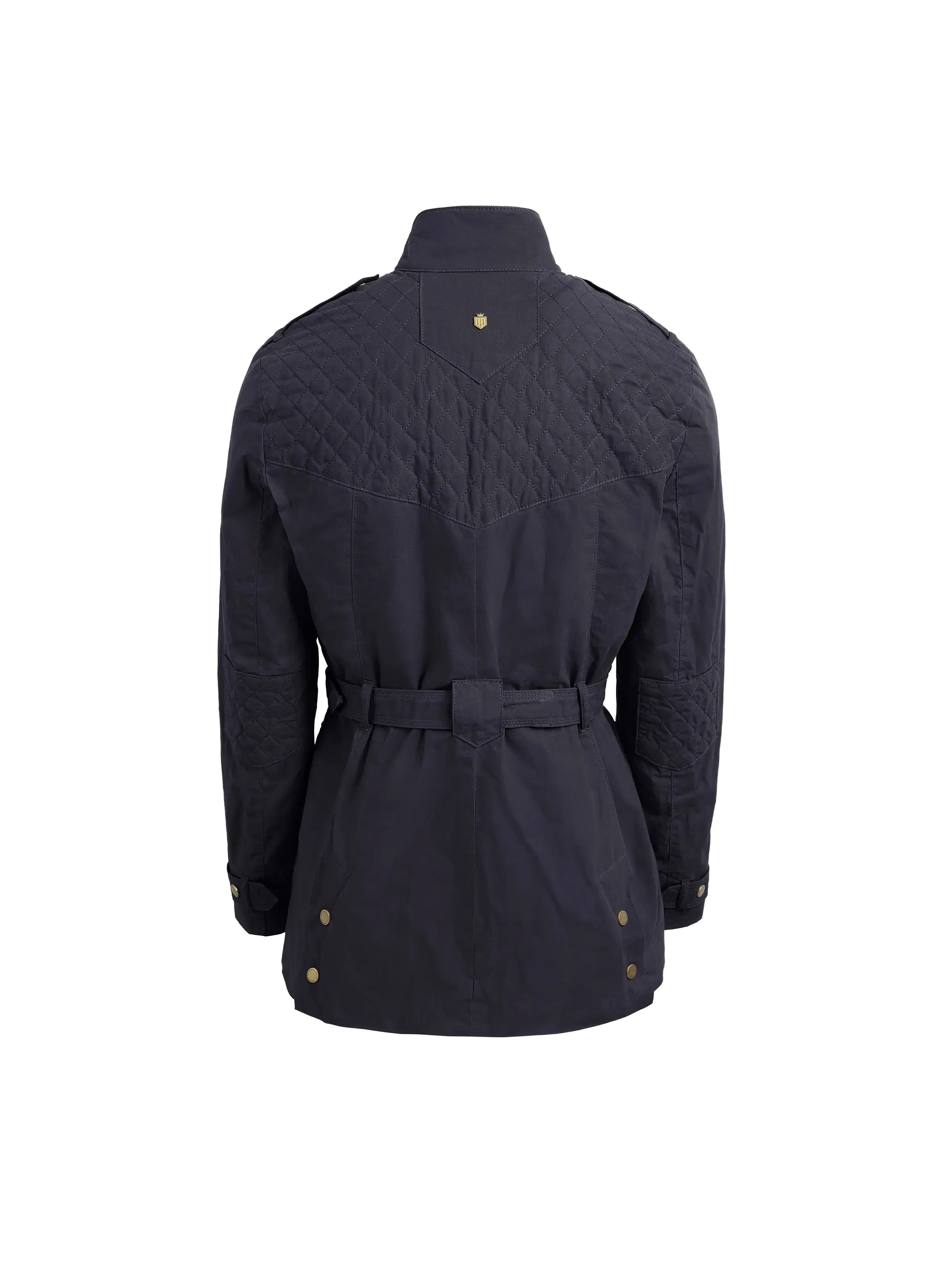 Ivy Quilted Wax Jacket - Navy