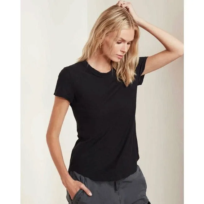 James Perse Sheer Slub Crew Neck Tee