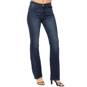 Judy Blue Womens High Rise Slim Bootcut Jeans