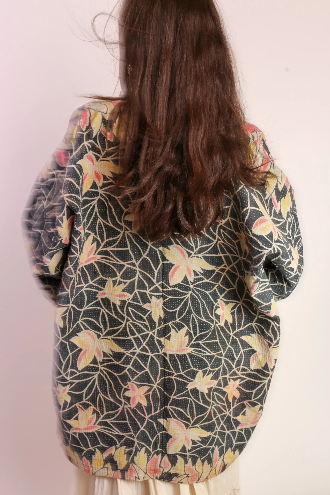 KANTHA  KIMONO JACKET LAMAZ