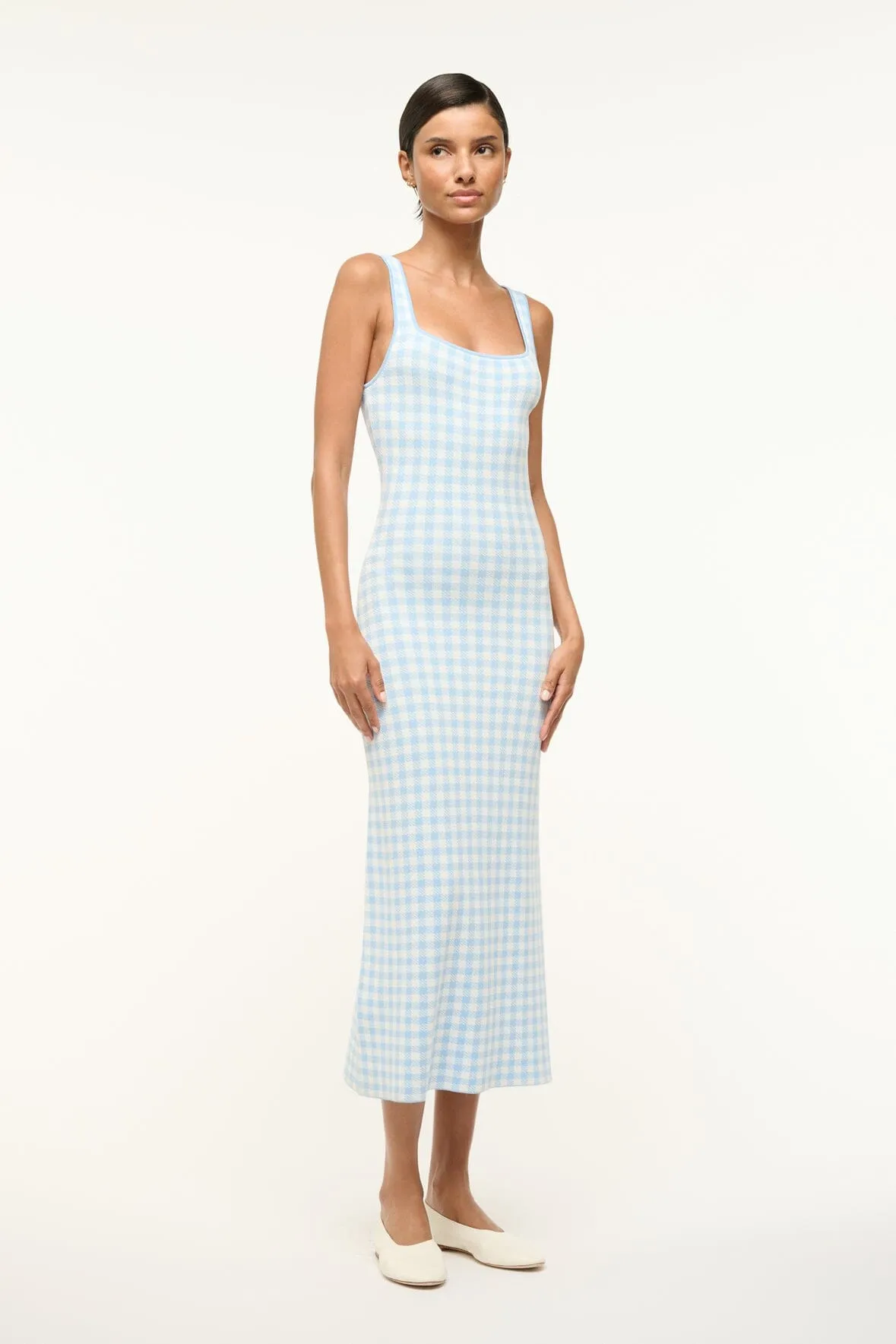 KATIE DRESS | SKY GINGHAM