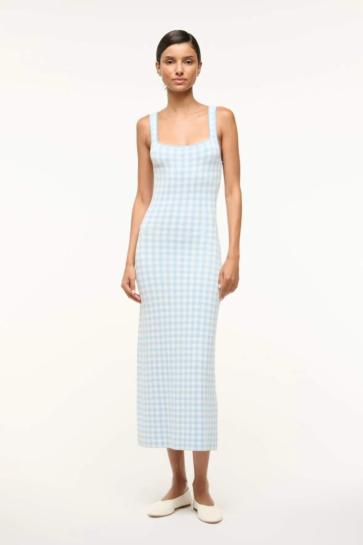 KATIE DRESS | SKY GINGHAM