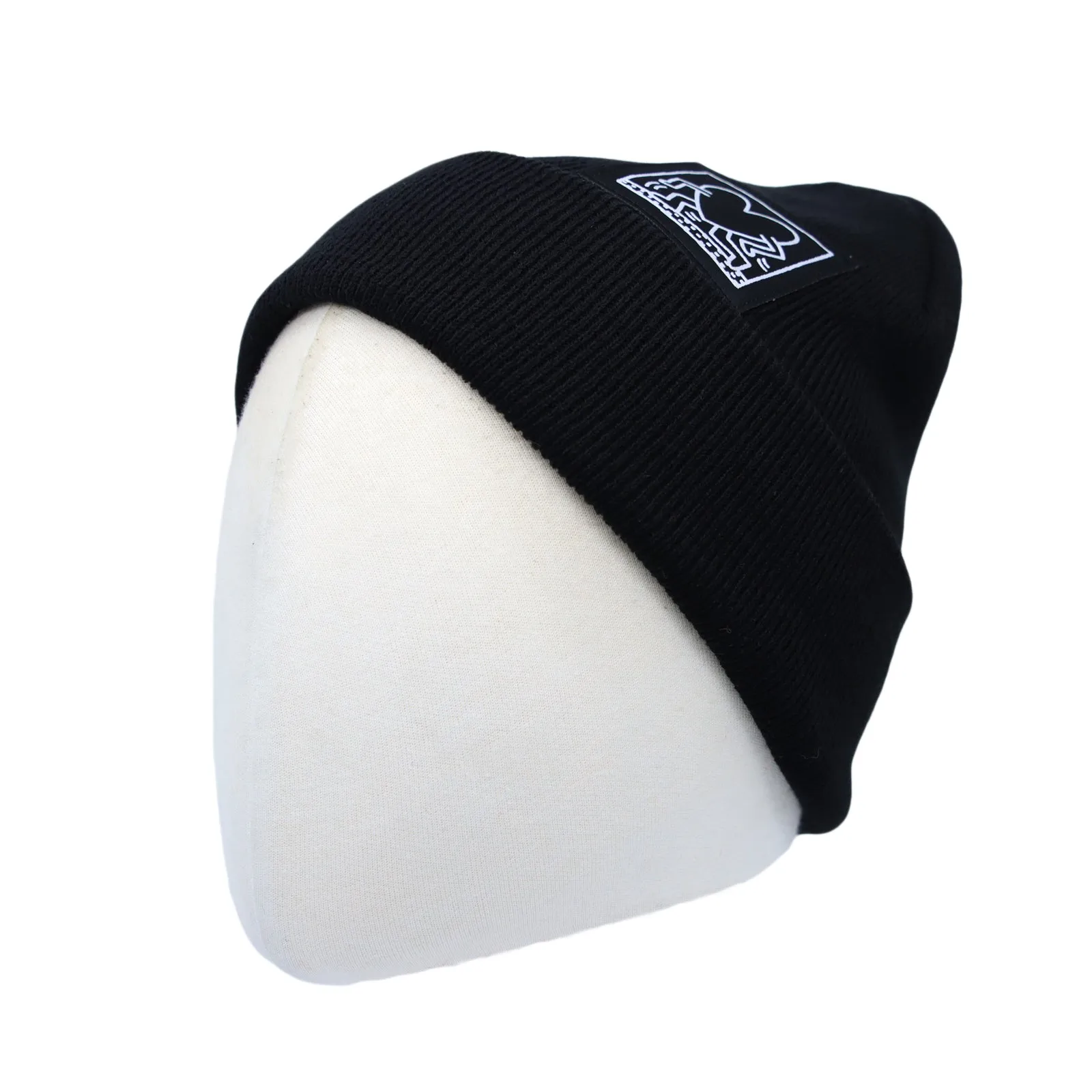 Keith Haring Skull Beanie Hat Heart Patch Watch Cap CR51310