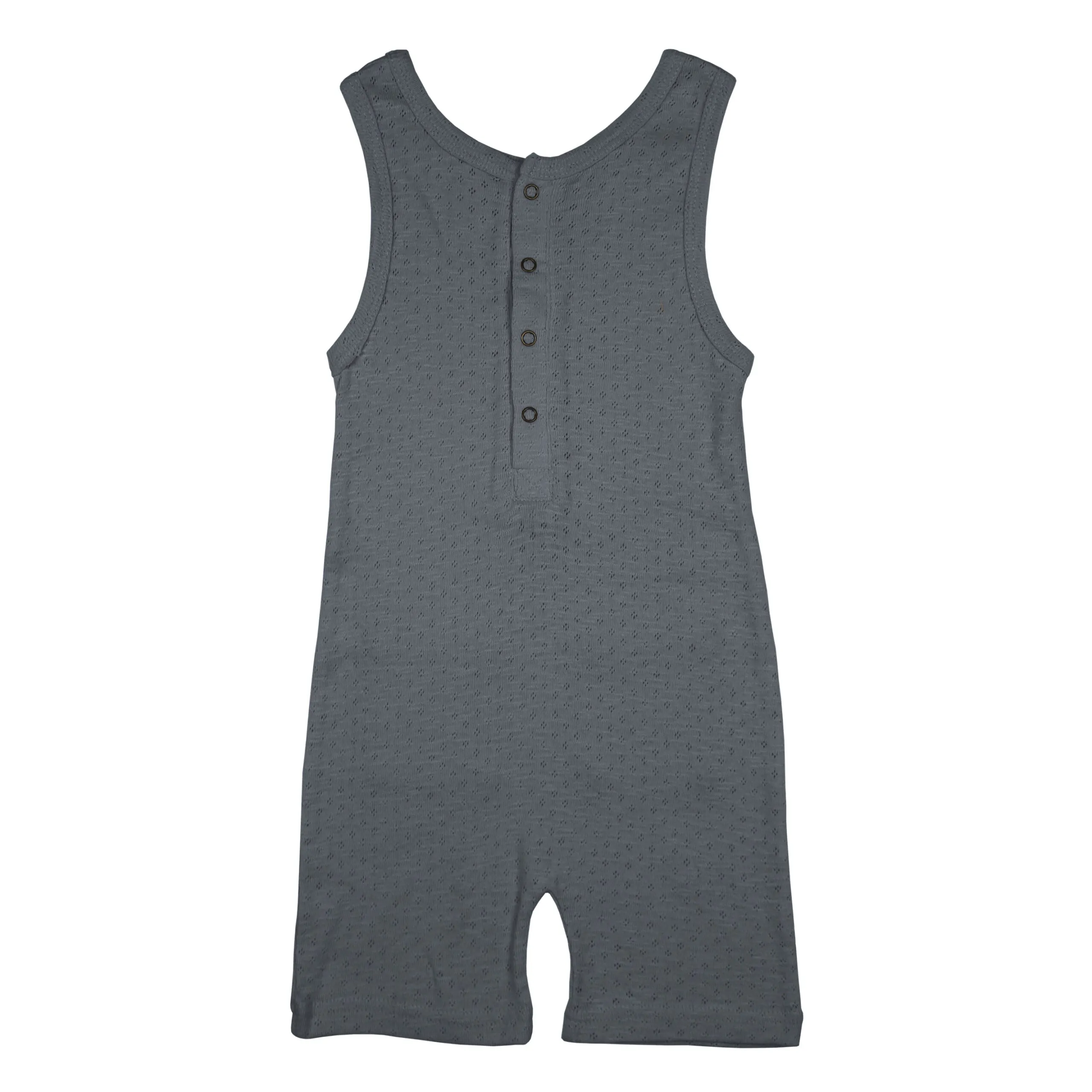 Kids' Pointelle Sleeveless Romper