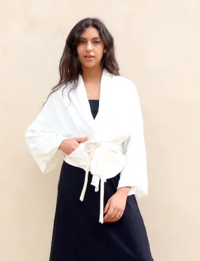 Kimono Belted Cropped Jacket