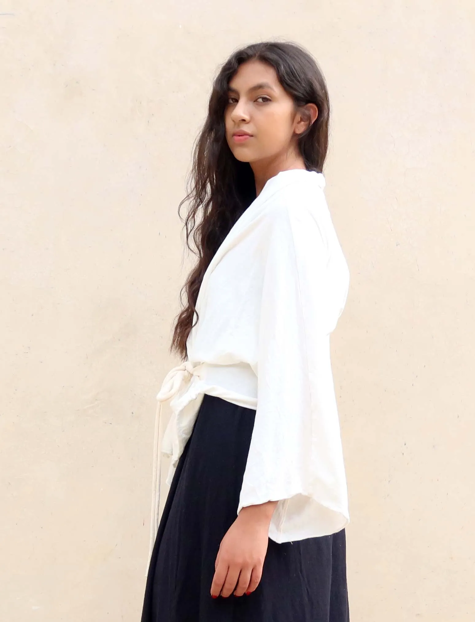 Kimono Belted Cropped Jacket