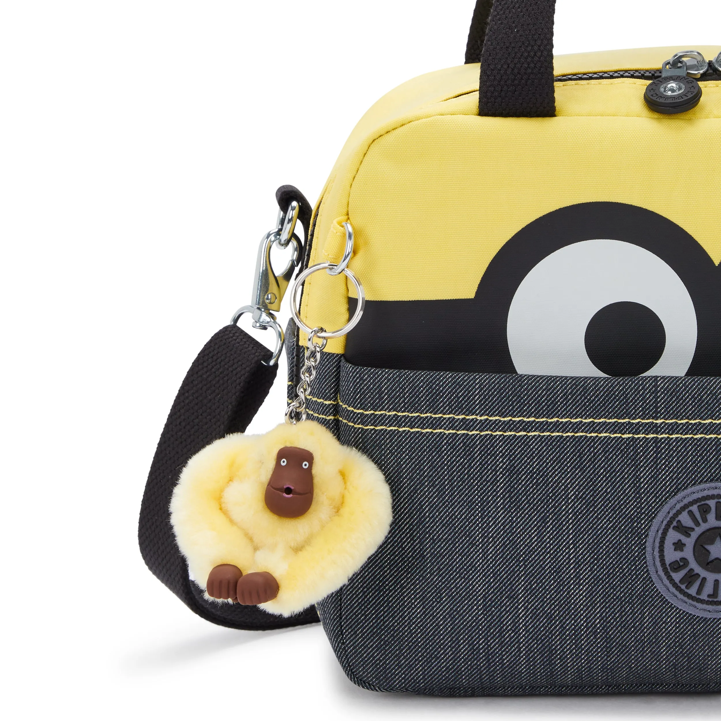 Kipling Miyo Minion Jeans Bl Large Lunch Bag with Trolley Sleeve C2I5533-MI8