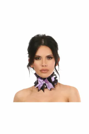 Kitten Collection Lavender/Black Lace Choker