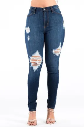 KYLIE SKINNY JEAN IN DARK WASH