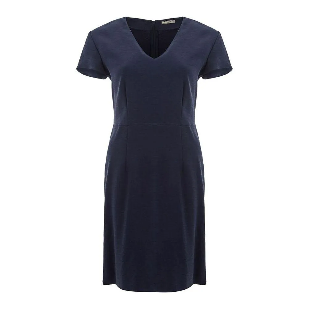 Lardini Elegant Blue Viscose Dress Perfect for Every Occasion